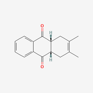 (4aR,9aS)-2,3-Dimethyl-1,4,4a,9a-tetrahydroanthracene-9,10-dione