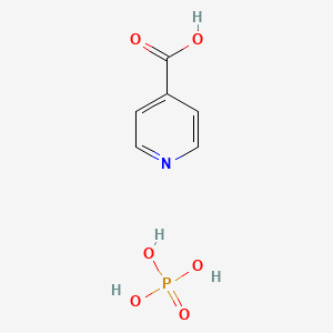 Phosphoric acid;pyridine-4-carboxylic acid