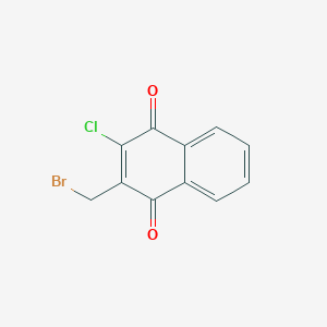 2-(Bromomethyl)-3-chloronaphthalene-1,4-dione