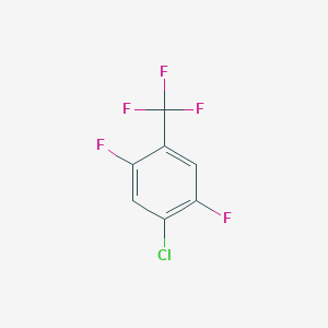 molecular formula C7H2ClF5 B1463256 4-Chloro-2,5-difluorobenzotrifluoride CAS No. 1099597-35-9