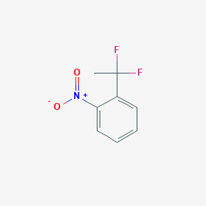 molecular formula C8H7F2NO2 B1463257 1-(1,1-Difluoroethyl)-2-nitrobenzene CAS No. 57554-57-1
