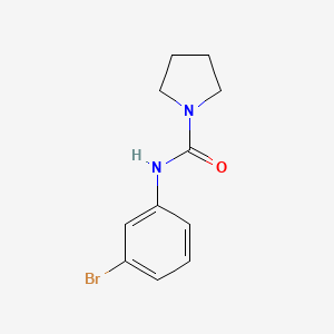 molecular formula C11H13BrN2O B1463269 N-(3-溴苯基)吡咯烷-1-甲酰胺 CAS No. 1211027-42-7