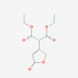 Propanedioic acid, (2,5-dihydro-5-oxo-3-furanyl)-, diethyl ester