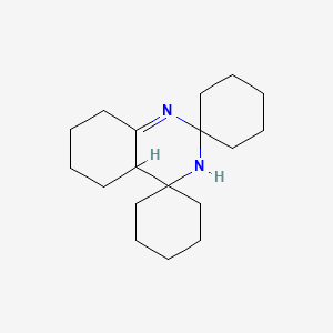 Dispiro(cyclohexane-1,2'(3'H)-quinazoline-4'(4'aH),1''-cyclohexane), 5',6',7',8'-tetrahydro-