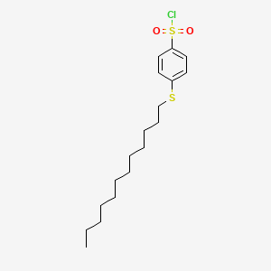 4-(Dodecylsulfanyl)benzene-1-sulfonyl chloride