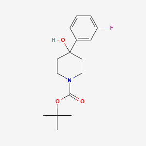 tert-butyl 4-(3-fluorophenyl)-4-hydroxypiperidine-1-carboxylate