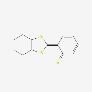 6-(Hexahydro-2H-1,3-benzodithiol-2-ylidene)cyclohexa-2,4-diene-1-thione