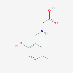 N-[(2-Hydroxy-5-methylphenyl)methyl]glycine