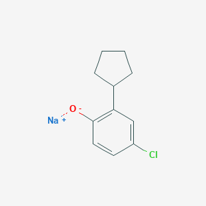 Sodium 4-chloro-2-cyclopentylphenate