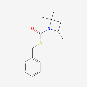 S-Benzyl 2,2,4-trimethylazetidine-1-carbothioate