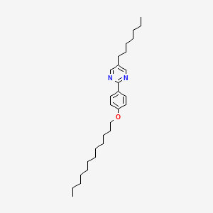 Pyrimidine, 2-[4-(dodecyloxy)phenyl]-5-heptyl-