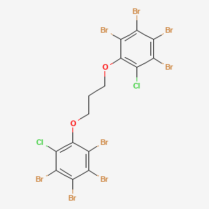 1,1'-[Propane-1,3-diylbis(oxy)]bis(2,3,4,5-tetrabromo-6-chlorobenzene)