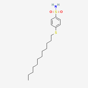 4-(Dodecylsulfanyl)benzene-1-sulfonamide