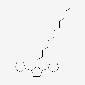 1,3-dicyclopentyl-2-dodecylcyclopentane