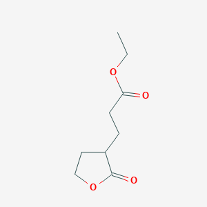 3-Furanpropanoic acid, tetrahydro-2-oxo-, ethyl ester