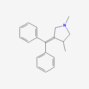 Pyrrolidine, 4-(diphenylmethylene)-1,3-dimethyl-