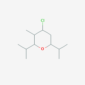 4-Chloro-3-methyl-2,6-di(propan-2-yl)oxane