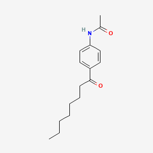 Acetanilide, 4-heptanoyl-