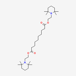 Bis[2-(2,2,6,6-tetramethylpiperidin-1-yl)ethyl] decanedioate