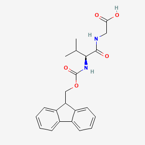 Glycine, N-[N-[(9H-fluoren-9-ylmethoxy)carbonyl]-L-valyl]-