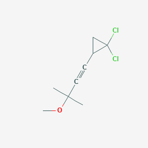 1,1-Dichloro-2-(3-methoxy-3-methylbut-1-yn-1-yl)cyclopropane