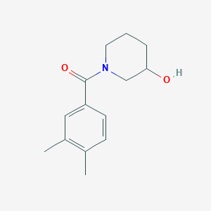 molecular formula C14H19NO2 B1463349 1-(3,4-二甲基苯甲酰)哌啶-3-醇 CAS No. 1090609-22-5