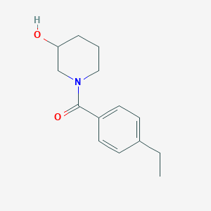 molecular formula C14H19NO2 B1463350 1-(4-乙基苯甲酰)哌啶-3-醇 CAS No. 1088176-13-9