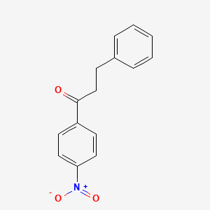 molecular formula C15H13NO3 B14633505 1-(4-Nitrophenyl)-3-phenylpropan-1-one CAS No. 54914-77-1