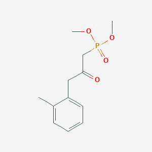 molecular formula C12H17O4P B14633510 Dimethyl [3-(2-methylphenyl)-2-oxopropyl]phosphonate CAS No. 52344-44-2