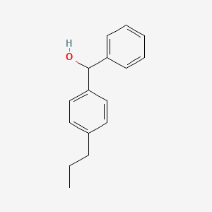molecular formula C16H18O B1463353 Phenyl(4-propylphenyl)methanol CAS No. 51166-13-3
