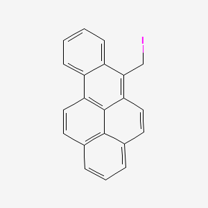 molecular formula C21H13I B14633567 Benzo(a)pyrene, 6-(iodomethyl)- CAS No. 53555-60-5