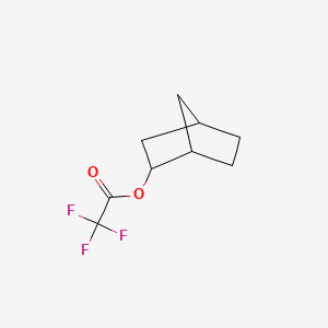 molecular formula C9H11F3O2 B14633597 Acetic acid, trifluoro-, bicyclo[2.2.1]hept-2-yl ester CAS No. 54934-98-4