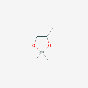 molecular formula C5H12O2Sn B14633601 2,2,4-Trimethyl-1,3,2-dioxastannolane CAS No. 53723-69-6