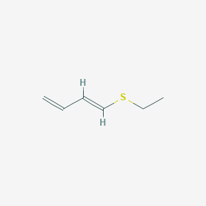 molecular formula C6H10S B14633698 1,3-Butadiene, 1-(ethylthio)- 