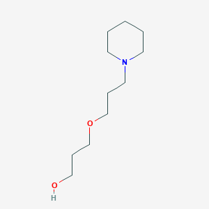 molecular formula C11H23NO2 B1463385 3-[3-(哌啶-1-基)丙氧基]丙-1-醇 CAS No. 1209368-89-7