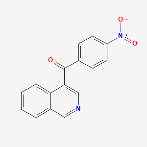 molecular formula C16H10N2O3 B1463412 4-(4-硝基苯甲酰)异喹啉 CAS No. 1187169-65-8