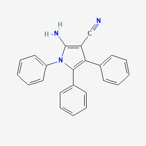 2-Amino-1,4,5-triphenyl-1H-pyrrole-3-carbonitrile