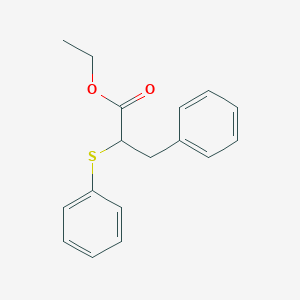 molecular formula C17H18O2S B14634321 Ethyl 3-phenyl-2-(phenylsulfanyl)propanoate CAS No. 54532-94-4