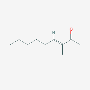 molecular formula C10H18O B14634453 (E)-3-methylnon-3-en-2-one CAS No. 54615-56-4