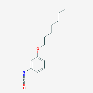 B14634457 1-(Heptyloxy)-3-isocyanatobenzene CAS No. 55792-36-4