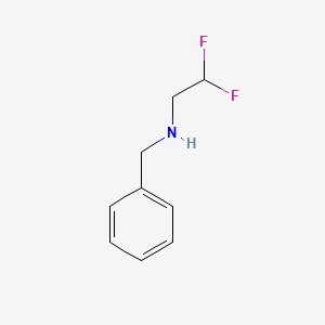 molecular formula C9H11F2N B1463448 Benzyl(2,2-difluoroethyl)amine CAS No. 1184224-96-1