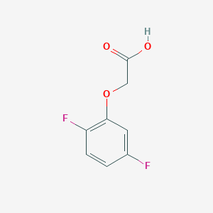 molecular formula C8H6F2O3 B1463454 2-(2,5-Difluorophenoxy)acetic acid CAS No. 366-56-3