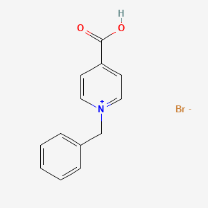 molecular formula C13H12BrNO2 B1463455 1-Benzyl-4-carboxypyridinium bromide CAS No. 2123609-47-0