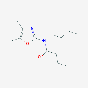 N-Butyl-N-(4,5-dimethyl-1,3-oxazol-2-yl)butanamide