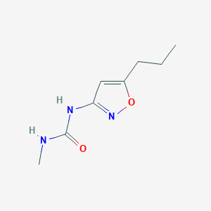 N-Methyl-N'-(5-propyl-1,2-oxazol-3-yl)urea