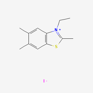 3-Ethyl-2,5,6-trimethyl-1,3-benzothiazol-3-ium iodide