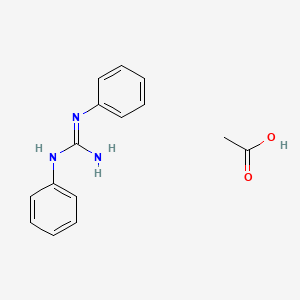 Acetic acid;1,2-diphenylguanidine