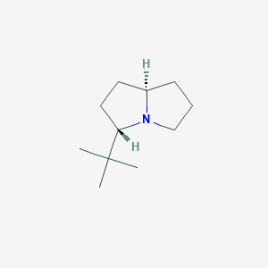 (3S,7aR)-3-tert-Butylhexahydro-1H-pyrrolizine