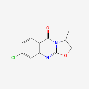 8-Chloro-3-methyl-2,3-dihydro-5H-[1,3]oxazolo[2,3-b]quinazolin-5-one