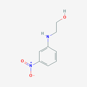 molecular formula C8H10N2O3 B14634937 2-(3-Nitroanilino)ethanol CAS No. 55131-09-4